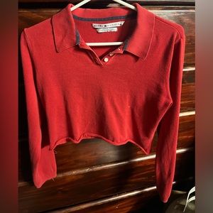 Tommy Hilfiger Cropped Long-Sleeve